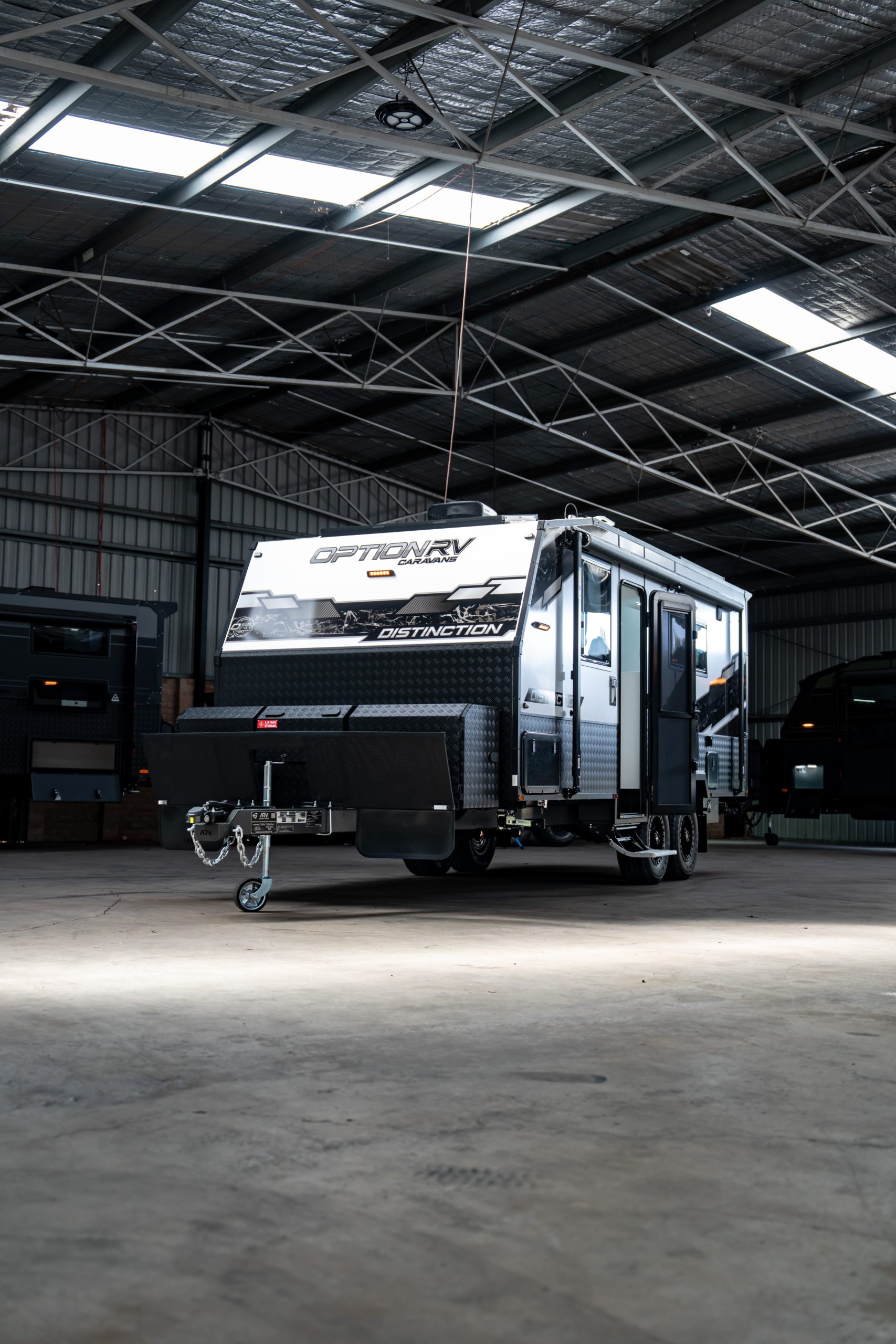 Option RV Distinction premium off-grid touring caravan